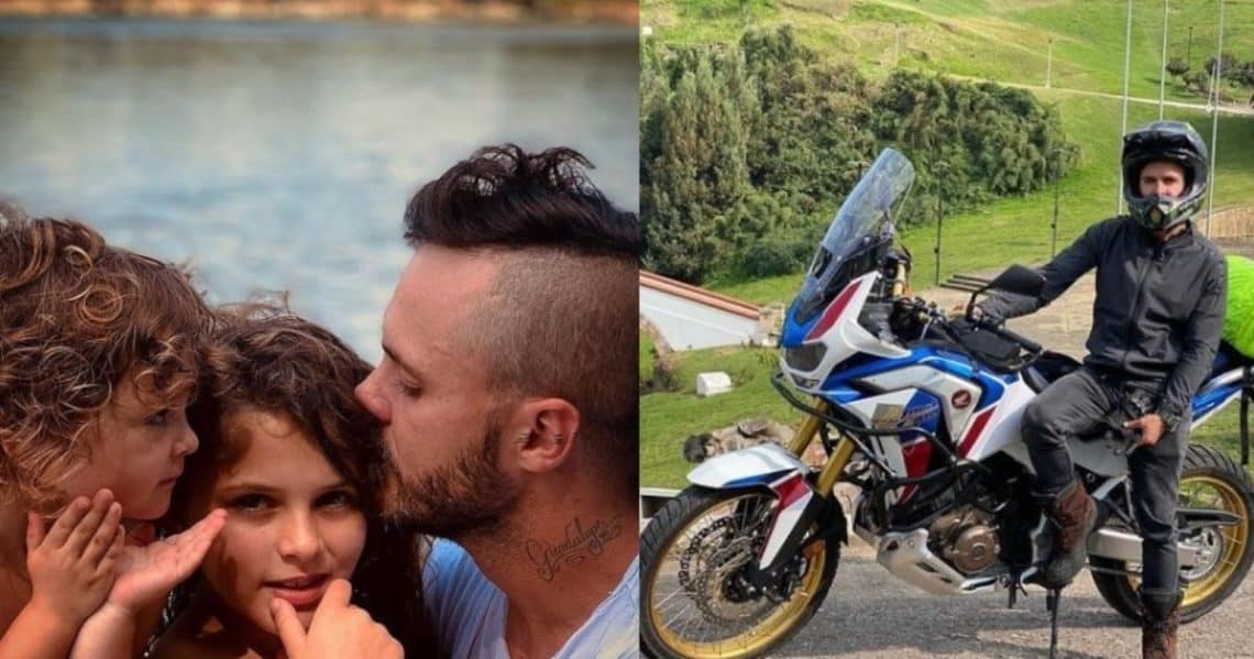 Tatán Mejía mostró las motos que le tiene a sus hijas