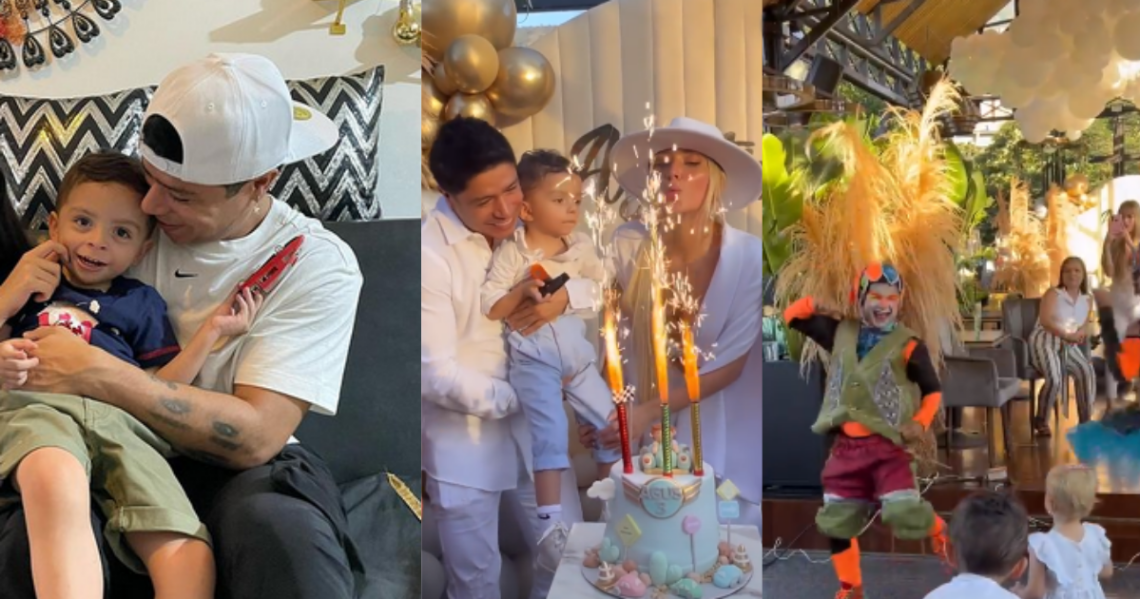 Con malabaristas y estación de dulces: El lujoso cumpleaños del hijo de Daniel Calderón