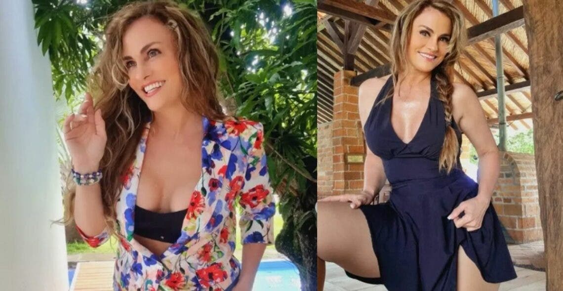 “Veterana jugosa”: Aura Cristina Geithner enfocó su abdomen natural y aún está ‘durita’