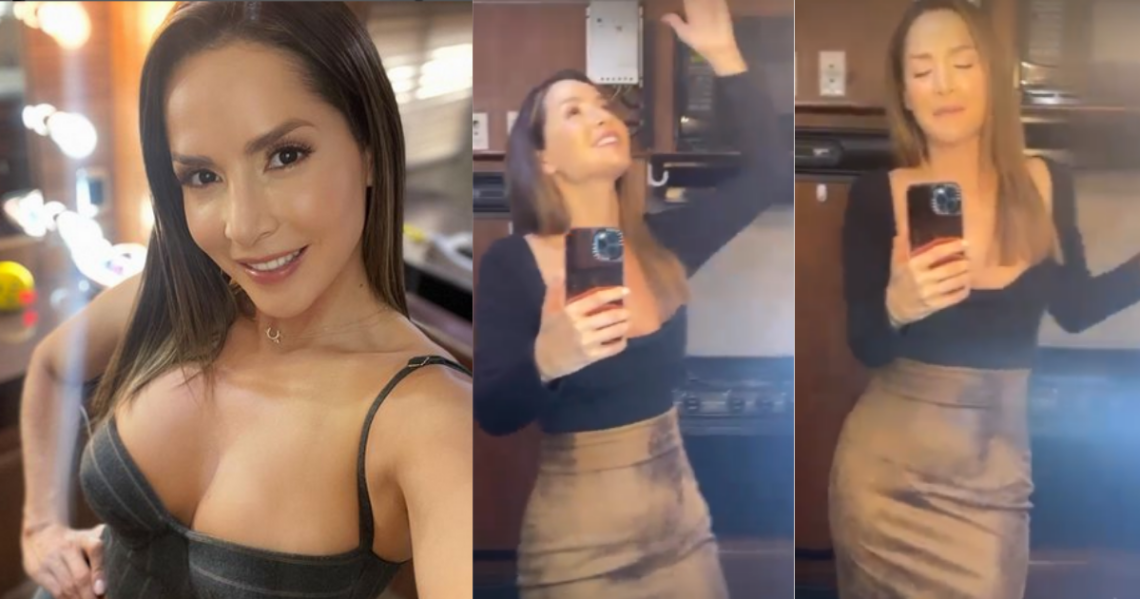Carmen Villalobos cantó vallenato y hasta bailó, con sentimiento