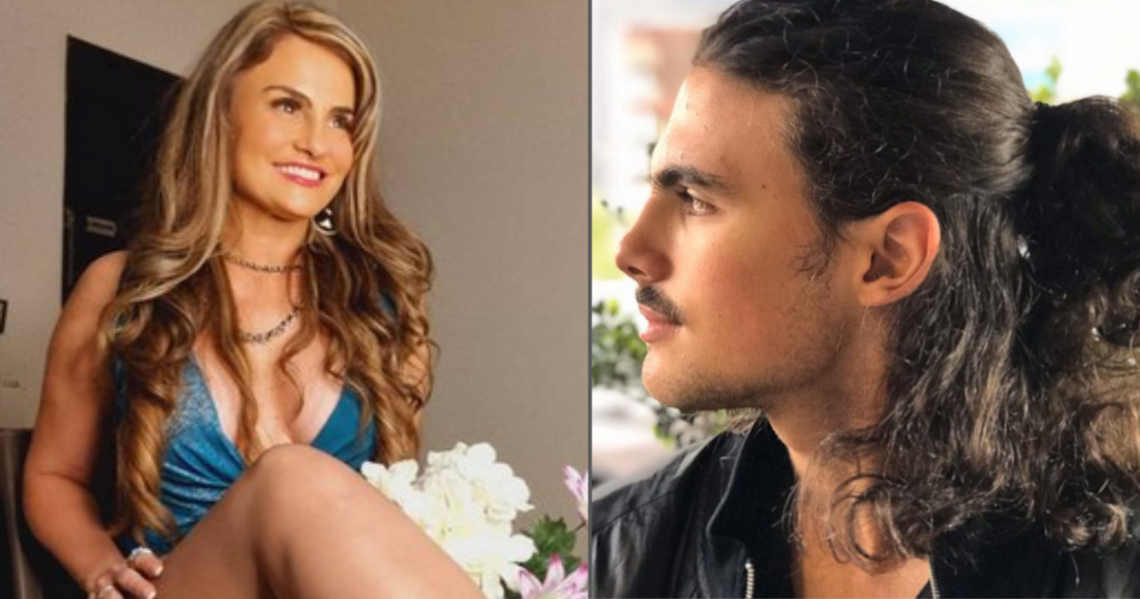 “Todo un galán”: Demian, el hijo de Aura Cristina Geithner que descresta con su atractivo