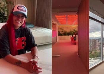 Karol G chicaneó su nueva oficina en Medellín: Vista a la ciudad y bar muy “Bichota”