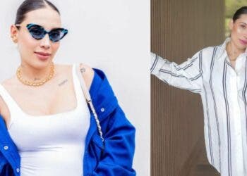 Luisa Fernanda W se vistió como “mamacita empoderada y glamurosa” para destaparse la pancita