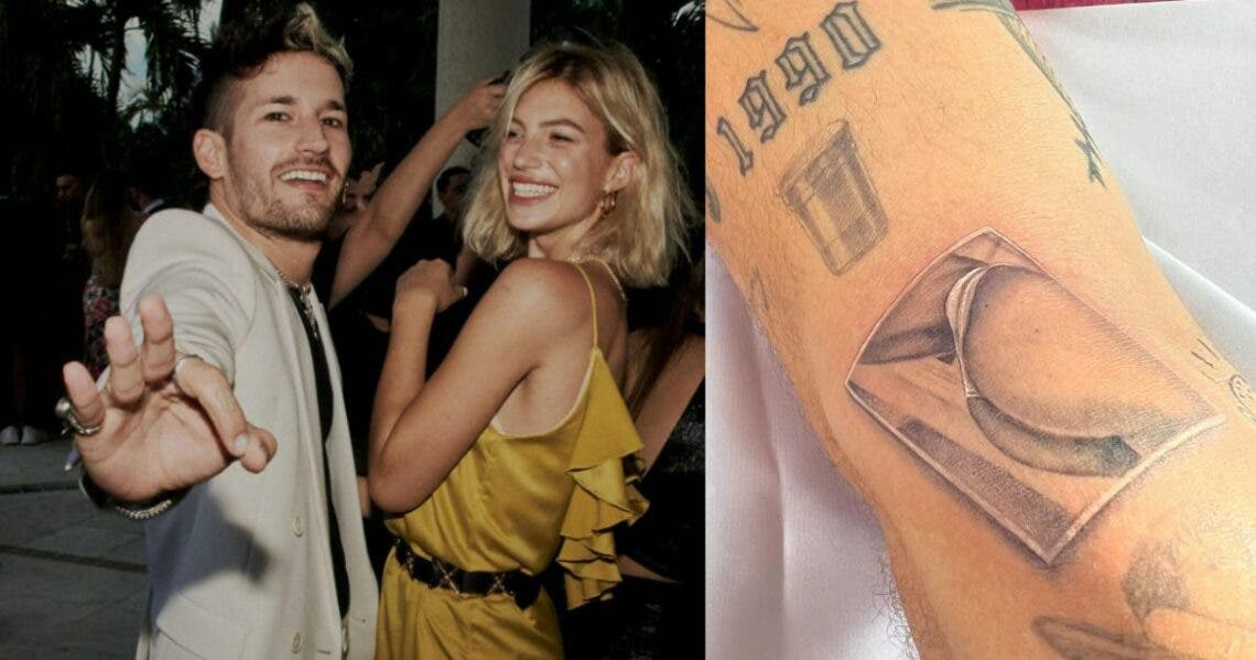 Ricky Montaner se tatuó a su esposa Stefanía Roitman como una muestra de su gran amor por ella