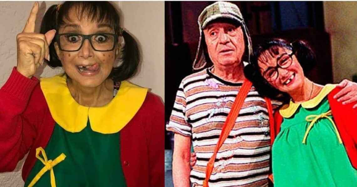 La 'Chilindrina' relató que casi pierde un seno por una mala práctica que hacía en 'El Chavo del 8'