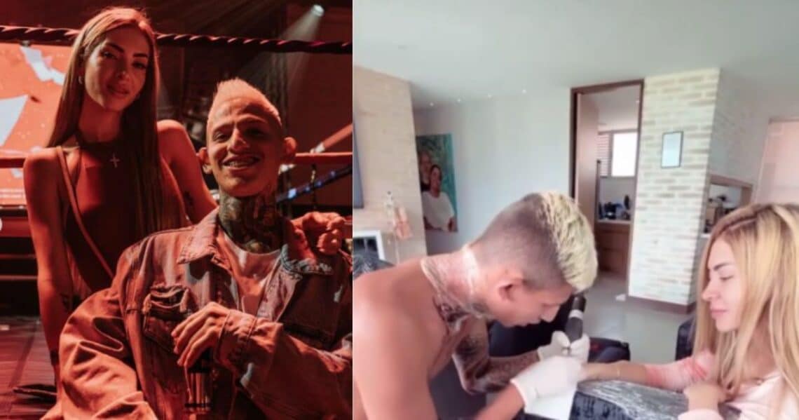 Los tatuajes de Dani Duke y "La Liendra" son iguales y están en la misma zona del cuerpo