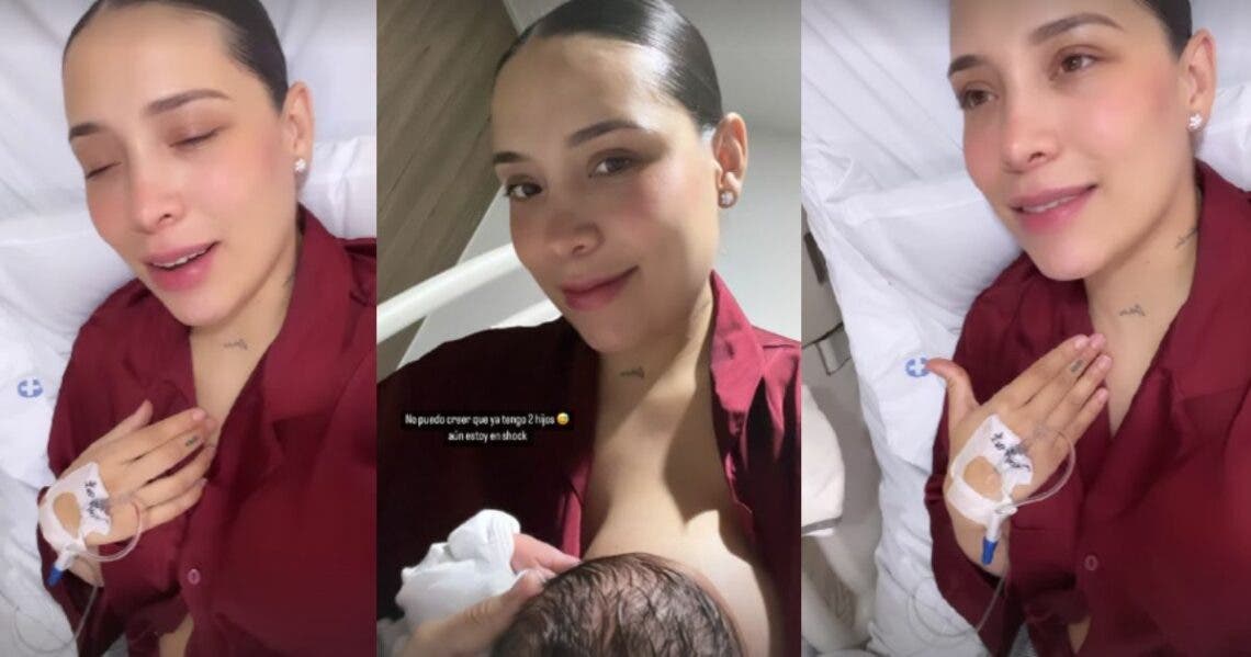 Luisa Fernanda W está en shock por el nacimiento de Domenic