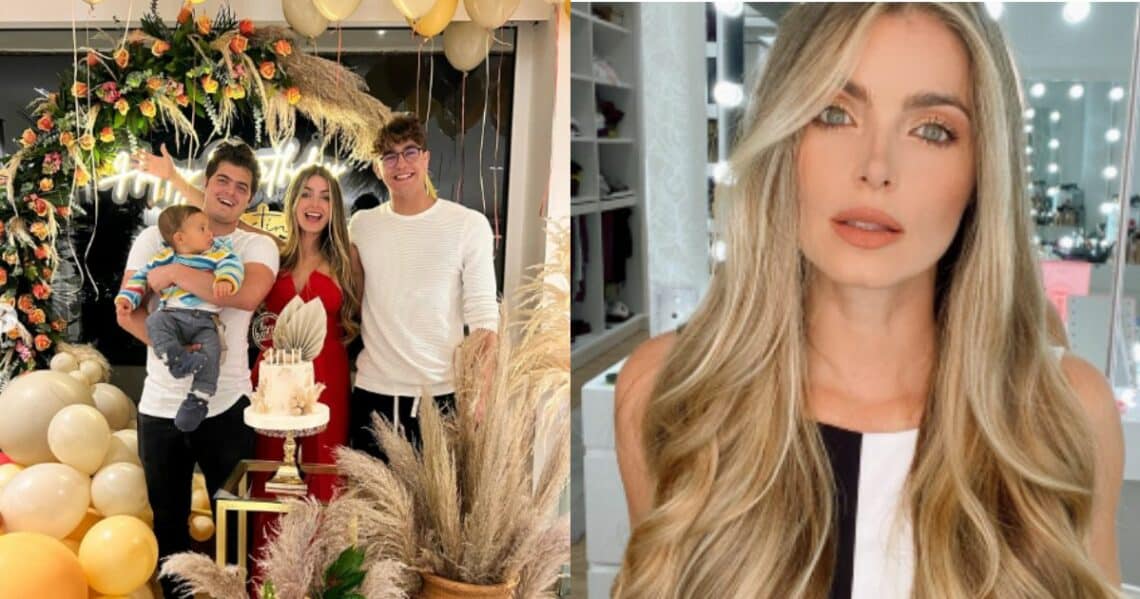Los Hijos de Cristina Hurtado ya son todos unos hombres
