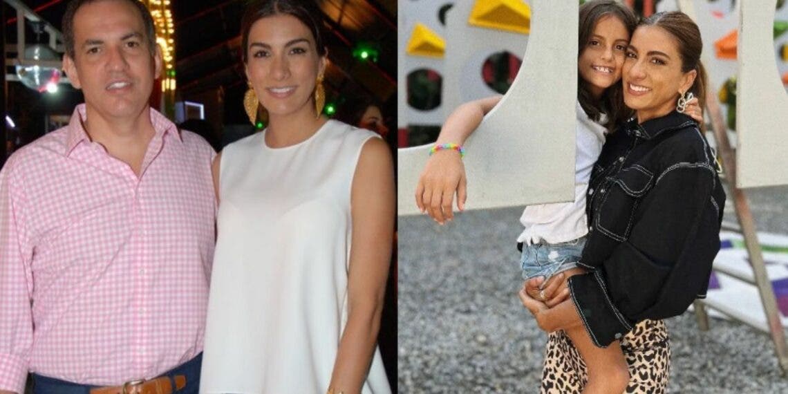 El empresario cartagenero Juan Manuel Barraza es el esposo de Andrea Serna con quien tiene una hija