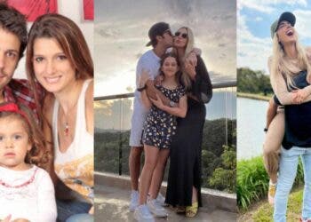 Melina Ramírez y Daniella Donado, la ex de su novio, posaron en una foto familiar.