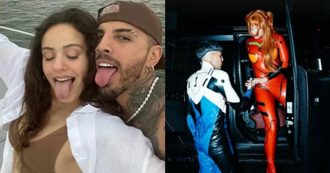 Los disfraces de Halloween de Rosalía y Rauw Alejandro causaron sensación en las redes sociales