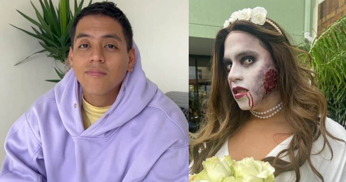 'El Mindo' se prepara para la fiesta de Halloween. Su disfraz es un poco extraño