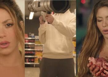 En la canción 'Monotonía' de 'Shakira', Piqué aparece aparentemente con una bazuca
