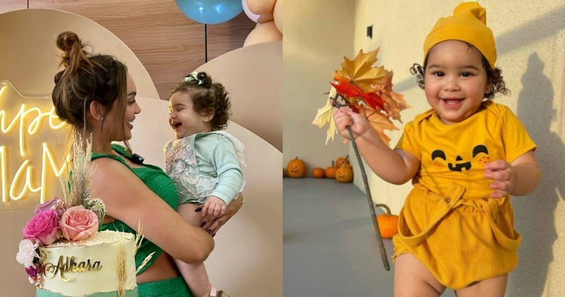 Andrea Valdiri disfrazó a su hija Adhara de calabaza: La calabacita más tierna