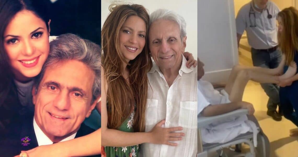 Shakira ayuda a su padre en las terapias como buena hija, hasta le besó los pies