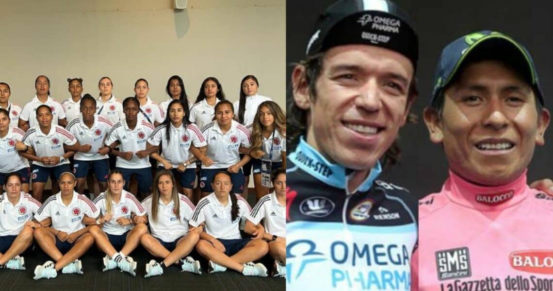 Rigoberto Urán y Nairo Quintana, exaltaron la berraquera de la Selección colombiana de futbol femenino